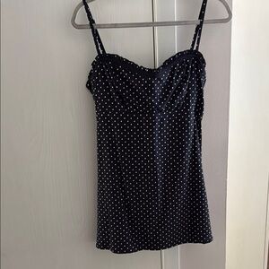 Black Polka Dot one piece swimsuit